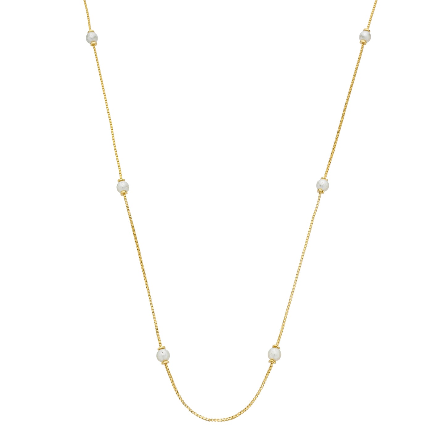 Colar Longo Pérola 70 cm