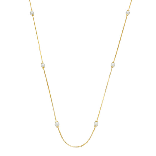 Colar Longo Pérola 70 cm