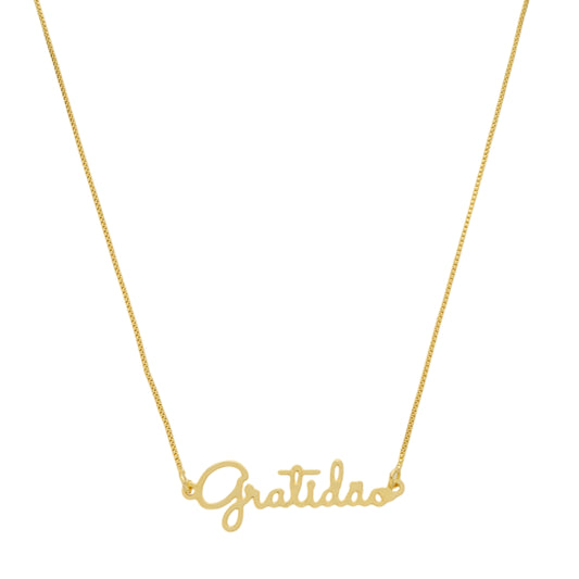 Colar Gratidão