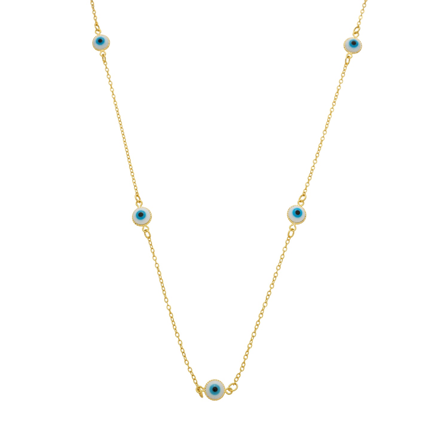 Colar Longo Olho Grego
