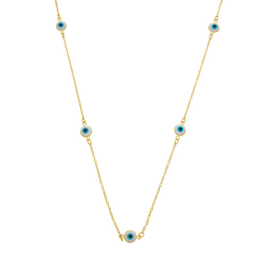 Colar Longo Olho Grego